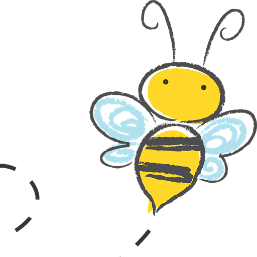 Utter Buzz bee logo