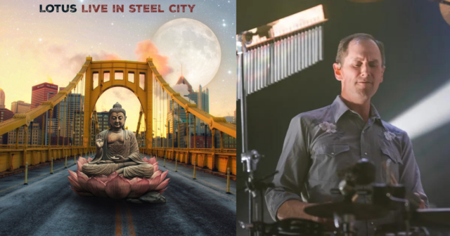 lotus releases live in steel city featuring final performance with late percussionist chuck morris listen