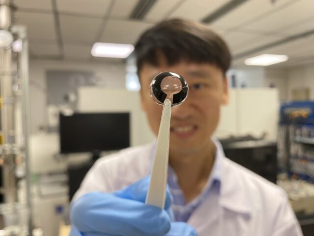 scientists invent micrometers thin battery charged by saline solution that could power smart contact lenses